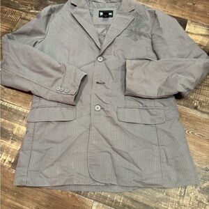 Pop Icon Y2K Men’s Striped Blazer Sz Large